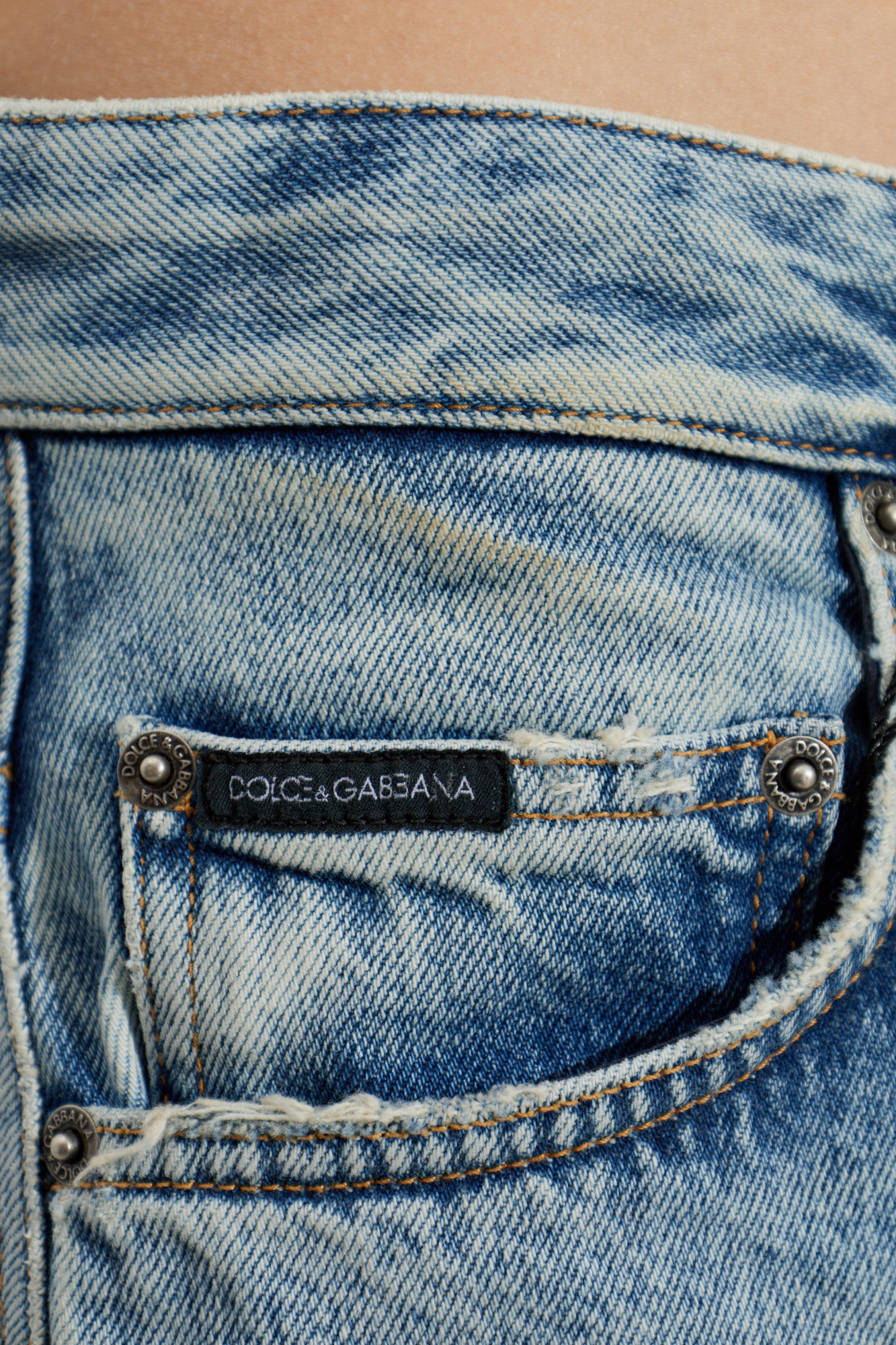 Dolce & Gabbana Jeans with stitched seams on the legs | Women's